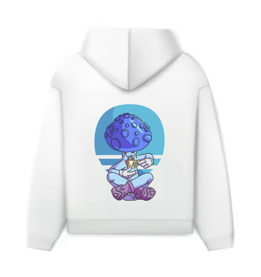 Meditating Mushroom - NightTime Hoodie